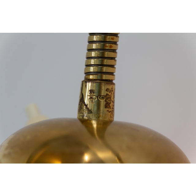 Swedish Swivel Arm Brass Wall Lamp by EAE, 1950s For Sale - Image 12 of 18