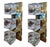 An exceptional set of six Italian Mid-Century Modern wall sconces or flush mounts Designed by Gaetano Sciolari, Italy,...