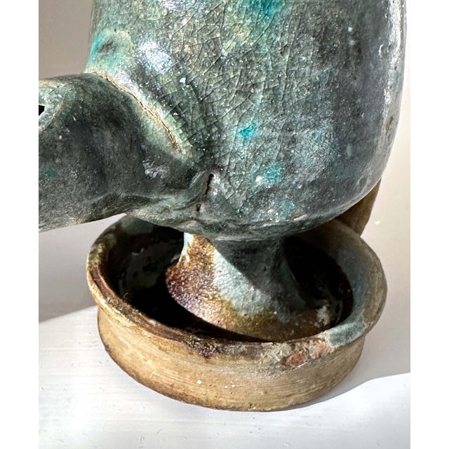 Collection of Four Persian Glazed Ceramic Oil Lamps For Sale - Image 9 of 18