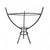 Black Mid Century Modern Metal Planter Holder For Sale In Charlotte - Image 6 of 8