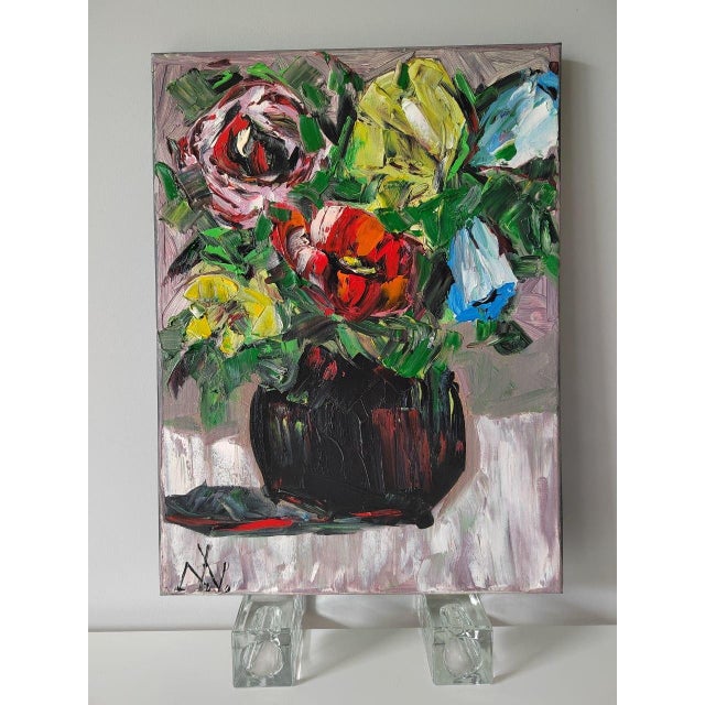 Natalia Vypritskaia, Spring Without Permission, Oil on Canvas For Sale - Image 11 of 11