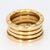 Contemporary 18k Yellow Gold Bvlgari B.zero1 Four-Band Ring - Size 5.25 For Sale - Image 3 of 5