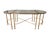 Mid-Century Modern Maison Bagues Tripartite Brass Coffee Table For Sale - Image 3 of 11