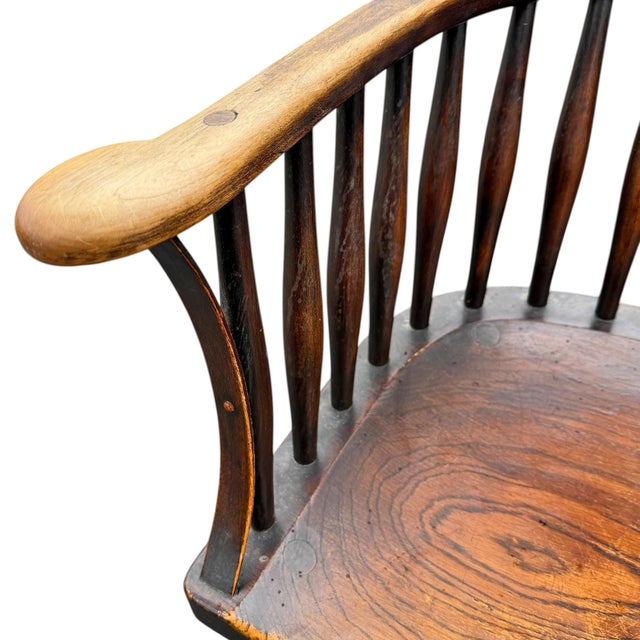 Late 19th/Early 20th Century English Thames Valley Windsor Chair For Sale - Image 14 of 14