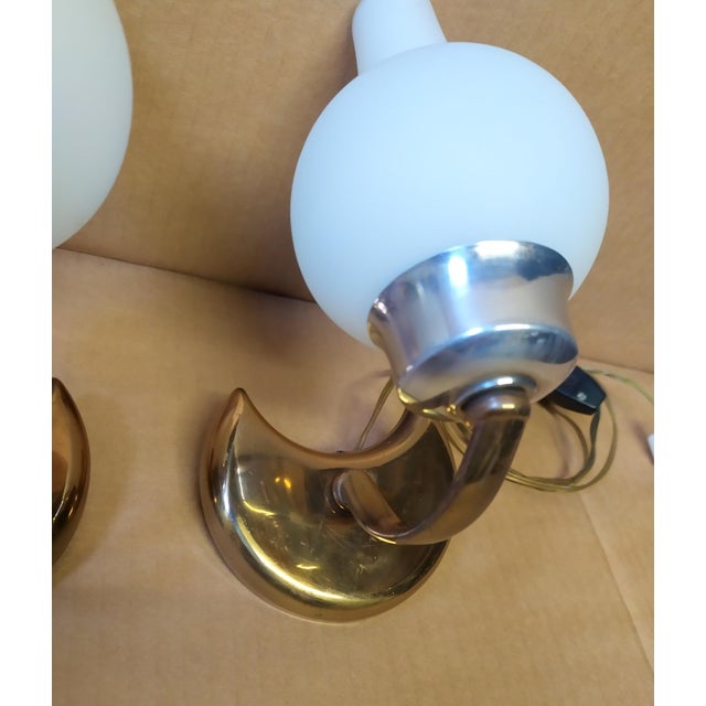 Small Wall Lights from Stilnovo, 1950s, Set of 2 For Sale - Image 6 of 9