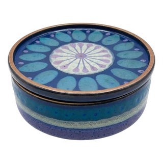 Mid-Century Modern Ceramic Bowl with Matching Plate, 1960s For Sale