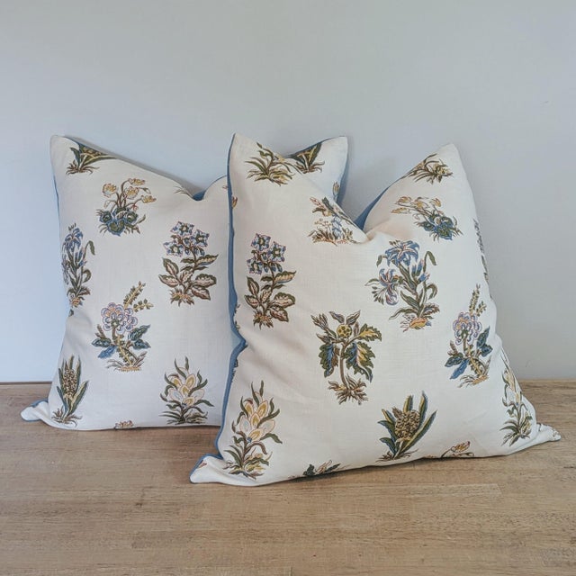 Not Yet Made - Made To Order Elizabeth Eakins Attur Botanical Floral Pillows For Sale - Image 5 of 7