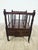 Wood Victorian Newspaper Rack in Oak For Sale - Image 7 of 14