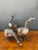 Late 20th Century Vintage Carved Wood Goose Sculptures - Set of 3 For Sale - Image 5 of 18