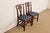 Baker Furniture Company Baker Furniture Style Georgian Carved Mahogany Side Chairs or Dining Chairs, Pair For Sale - Image 4 of 12