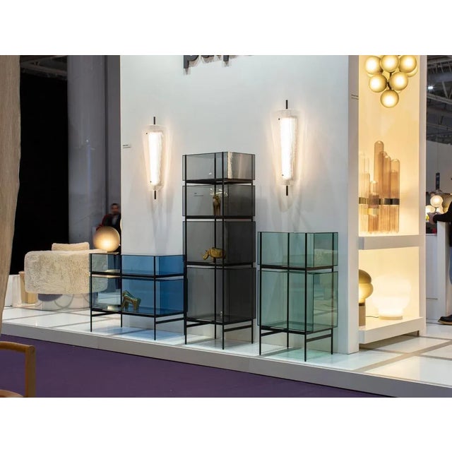 Small Lyn Shelf 8400GR in Green by Visser & Meijwaard for Pulpo For Sale - Image 4 of 6