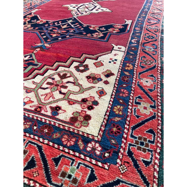 Red Antique Karabakh Long Rug, 1890s For Sale - Image 8 of 18