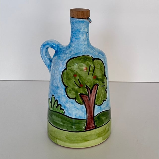Nino Parrucca Ceramic Oil Jug For Sale - Image 4 of 6