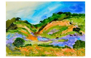 Grazing Cows in Carmel Valley