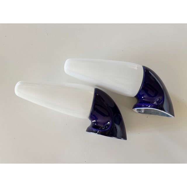 Swedish Ceramic 6035 Wall Lights by Stig Carlsson for Ifö, 1950s, Set of 2 For Sale - Image 13 of 14