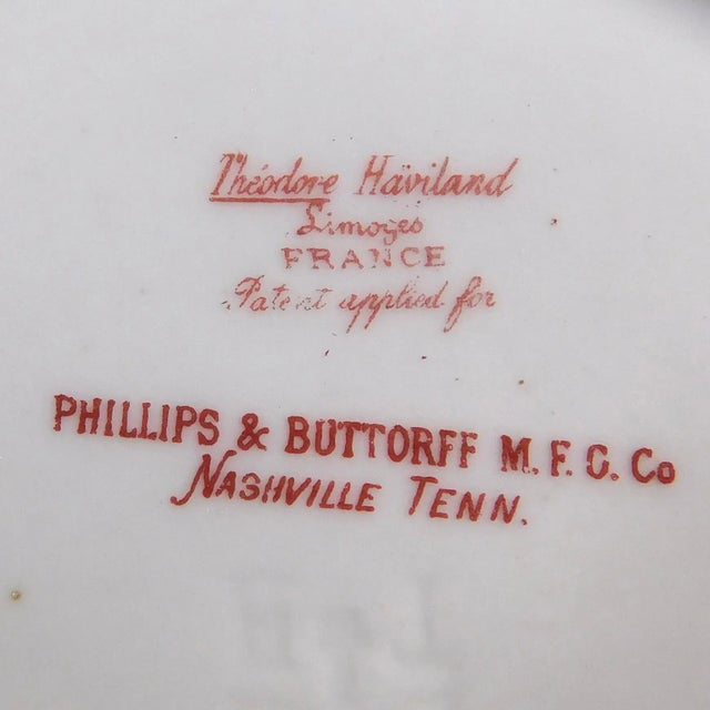 1900 - 1909 Early 1900s Theodore Haviland Antique Gravy Boat in Schleiger 630-2 For Sale - Image 5 of 5