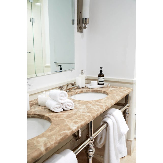 Atelier Bath Towel in Chalk For Sale In Miami - Image 6 of 6