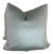 Aqua Silk Velvet 22” Pillows-A Pair For Sale