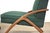 Wood 1960s Green Sculptural Lounge Chairs - A Pair For Sale - Image 7 of 9