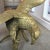 Figurative Vintage Solid Brass Faux Bois Eagle Sculpture For Sale - Image 3 of 13