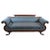 19th Century Empire Style Mahogany Framed Upholstered Sofa For Sale - Image 13 of 13