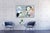 2026, Organic Modern, Mid Century Shapes Diptych, Pastel Dance, Acrylic Painting on Paper in Soft Palette by Ryan Rivadeneyra For Sale In Miami - Image 6 of 10