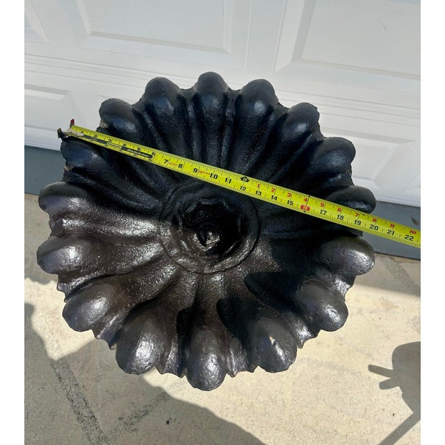 19th Century 19th Century Cast Iron Fountain/Bird Bath C.C.Anderson & Sons For Sale - Image 5 of 11