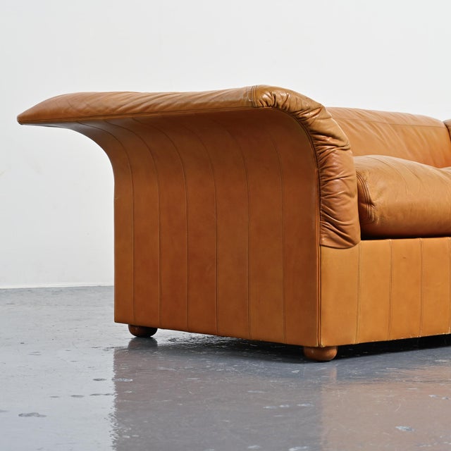 Leather Loto Sofas by Luigi Massoni for Poltrona Frau, Italy, 1976, Set of 2 For Sale - Image 10 of 18