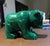 Little tough guy malachite bear. Easy to place him on a shelf or desk for display and show off his deep green colors and...