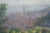 Mid 20th Century Mid 20th Century Vintage European Country Landscape Cityscape Oil Painting on Canvas, Framed For Sale - Image 5 of 11