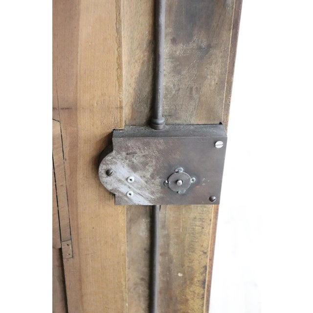 Wood Antique French Wardrobe in Solid Walnut, 1770s For Sale - Image 7 of 17