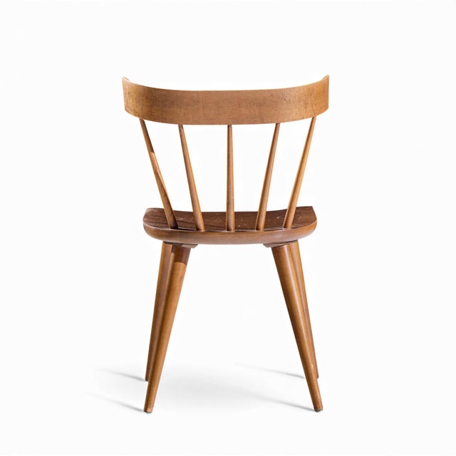 Paul McCobb for Planner Group Mid Century Tobacco Desk Dining Chair For Sale In Chicago - Image 6 of 9