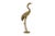 1960s Vintage 24" Bronze & Brass Casted Mid-Century Chinoiserie Cranes For Sale - Image 5 of 12