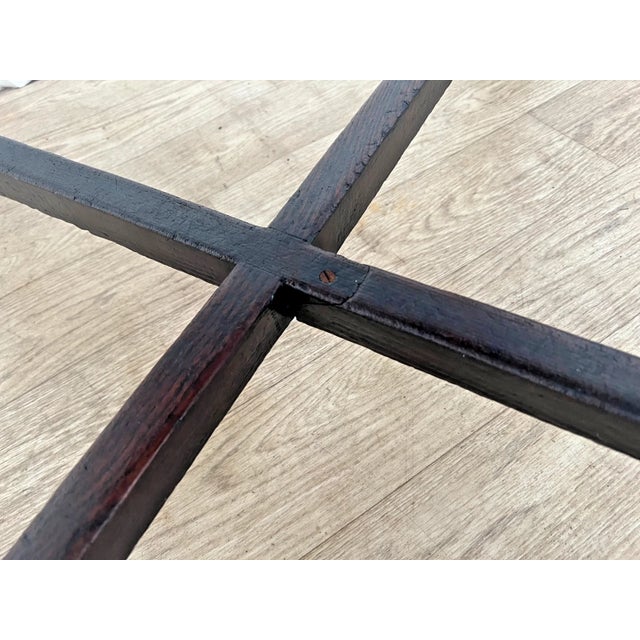Antique Expanding Pub Kitchen Table Barley Twist Legs Quarter Sawed Dark Oak For Sale - Image 12 of 12