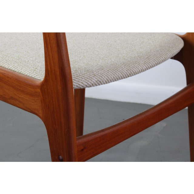Johannes Andersen Teak Dining Chairs by Benny Linden - Set of 4 For Sale - Image 4 of 12