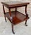 Early 20th Century Cherry Wood Serving Bar Cart with Removable Tray, 1940s For Sale In Miami - Image 6 of 18
