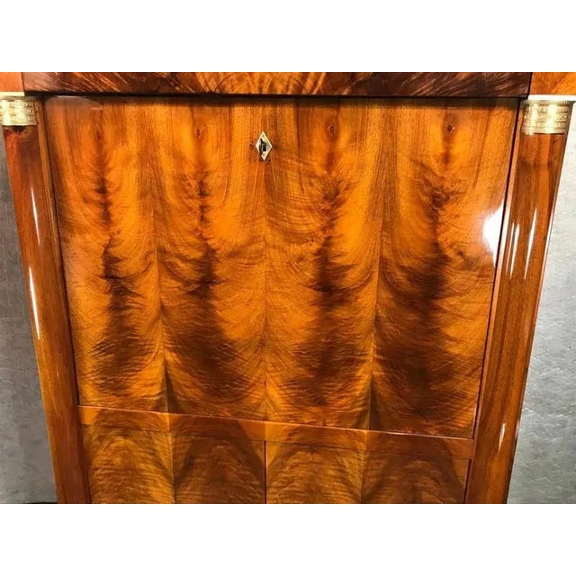 Antique Biedermeier Secretary Desk, Germany, 1820s For Sale - Image 4 of 10