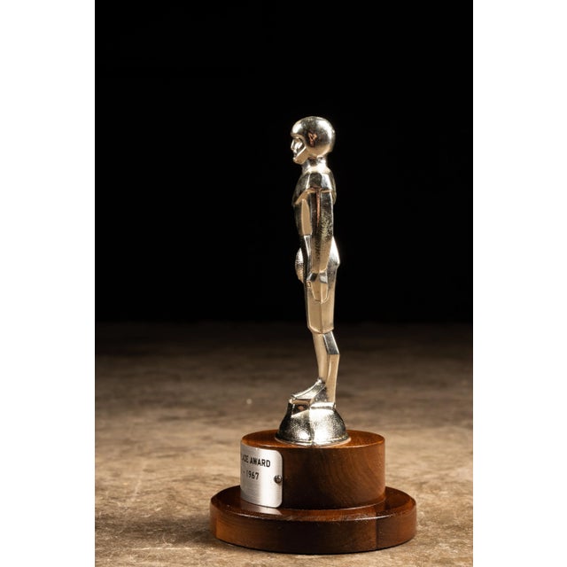 This vintage trophy was won in 1967 at the NFL 'Punt, Pass & Kick' competition for youths age eight through fifteen....