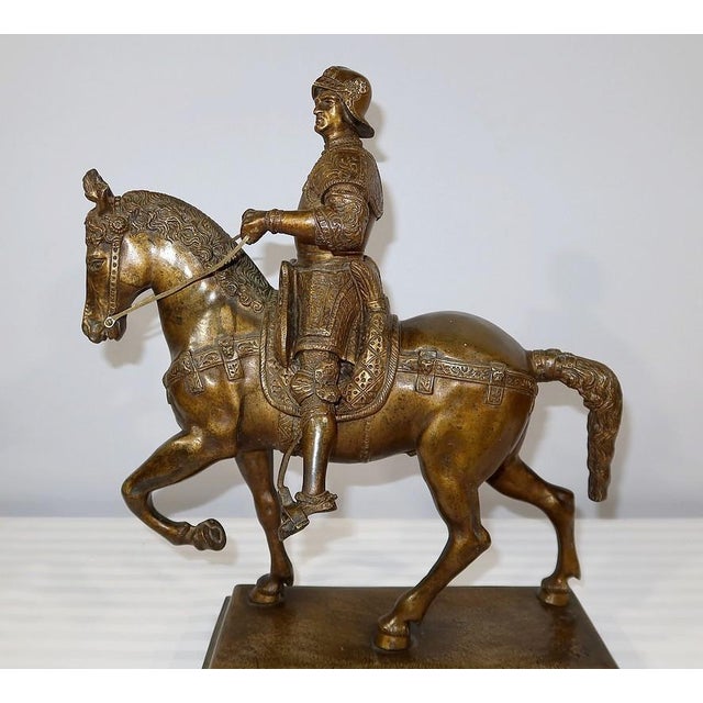 After Verrocchio, Le Colleone, Late 1800s, Bronze For Sale - Image 6 of 18