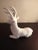 Contemporary 1980s White Porcelain Deer Figurine For Sale - Image 3 of 7