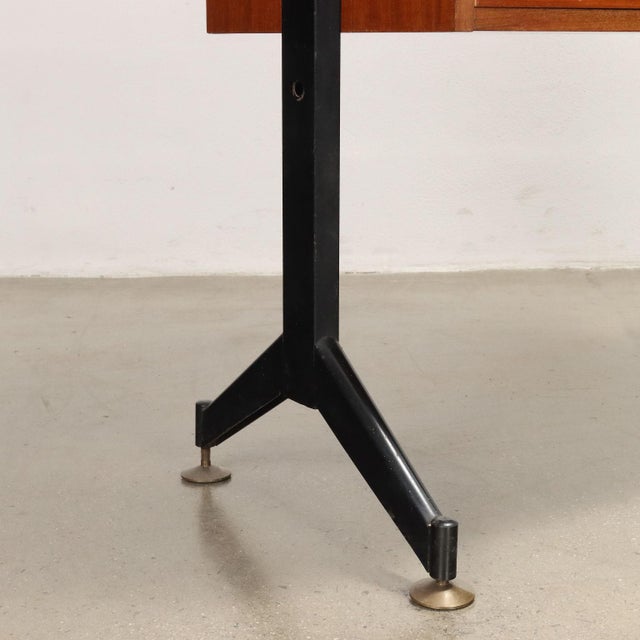 Vintage Bookcase in Mahogany, Italy, 1960s For Sale - Image 11 of 13