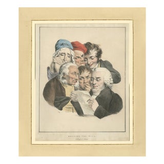 Louis-Léopold Boilly, Consultation of Physicians, 1823, Lithograph For Sale