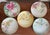 Set of 5 Antique Signed J a Tompkins Limoges Hand Painted Rose Cabinet Plates - 9 Inch For Sale - Image 11 of 11