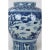 Chinese 19th Century Ching Dynasty Blue and White Temple Vase For Sale - Image 3 of 8