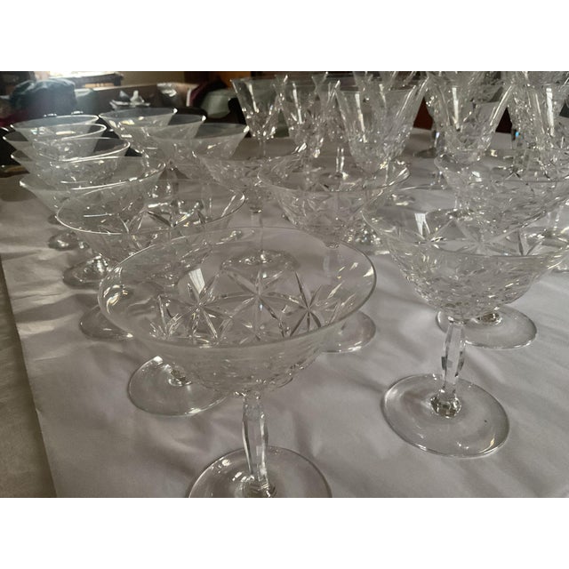 1960s A Rare and Exquisite Orrefors Crystal Set of 42 Pieces For Sale - Image 9 of 15