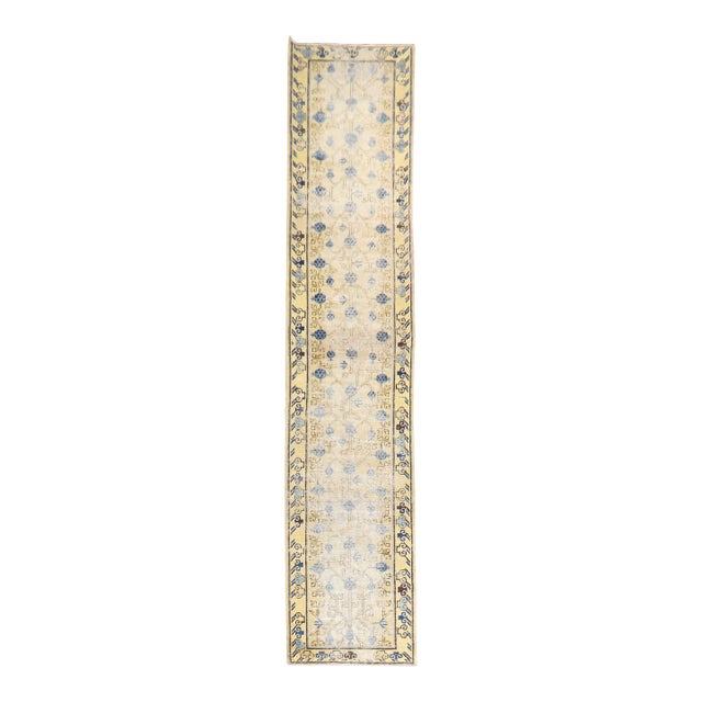Antique Khotan Runner, 2'6'' X 14' For Sale