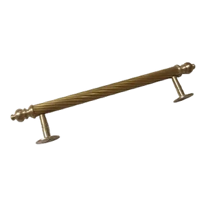 Contemporary Yellow Copper Towel Holder 20in