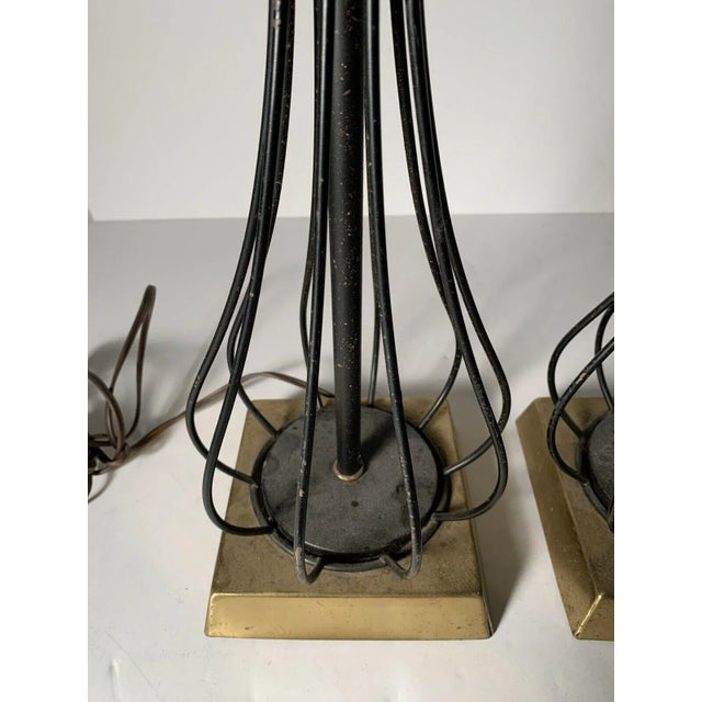 Lightolier Vintage Mid-Century Modern Accent Table Lamps Lightolier Parzinger - a Pair For Sale - Image 4 of 5