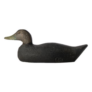 Rustic Signed Working Duck Decoy For Sale