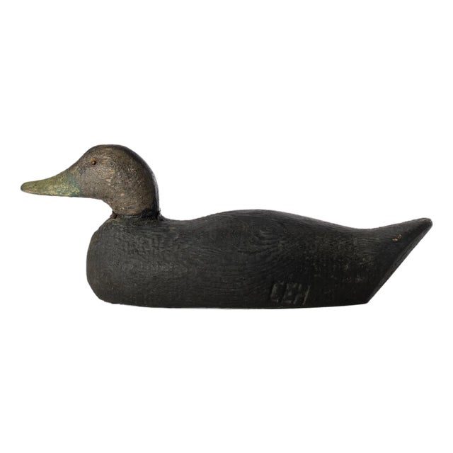 Rustic Signed Working Duck Decoy For Sale